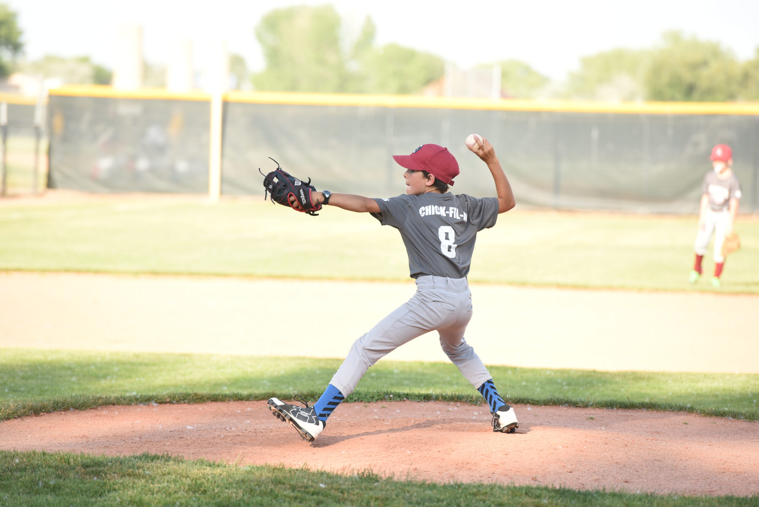 Myles Reid Pitching at 10 Years Old